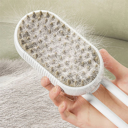 Cat Steam Brush Steamy Dog Brush 3 in 1 Electric Spray for massaging