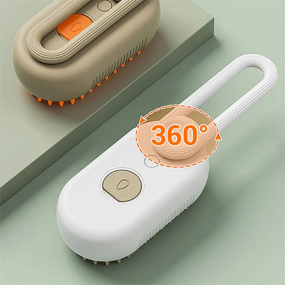 Cat Steam Brush Steamy Dog Brush 3 in 1 Electric Spray for massaging