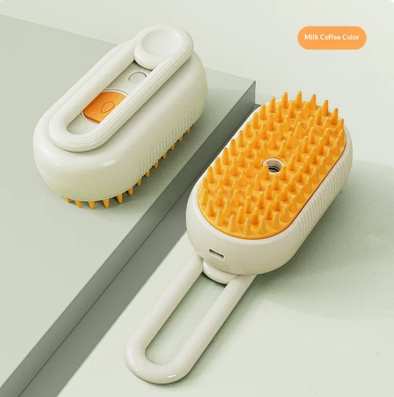 Cat Steam Brush Steamy Dog Brush 3 in 1 Electric Spray for massaging
