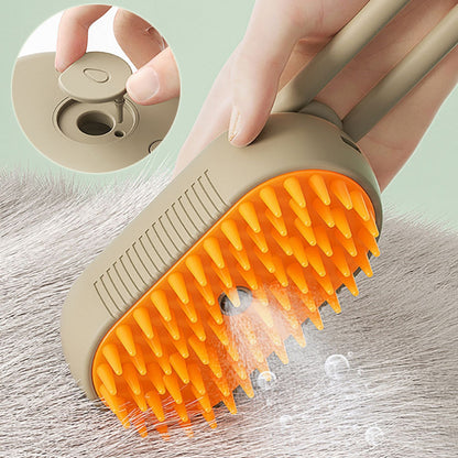 Cat Steam Brush Steamy Dog Brush 3 in 1 Electric Spray for massaging