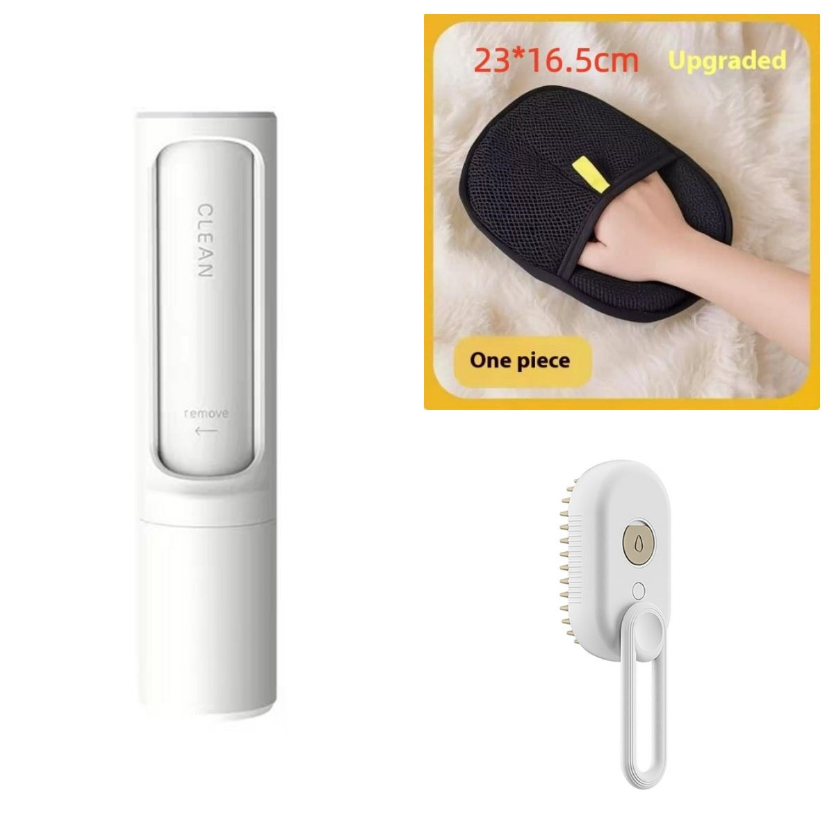 Cat Steam Brush Steamy Dog Brush 3 in 1 Electric Spray for massaging