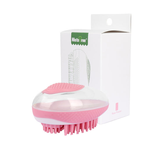 2-in-1 Pet Spa Massage Comb - Soft Silicone Bath Brush for Dogs and Cats, Grooming and Cleaning Tool