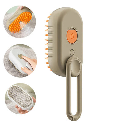 Cat Steam Brush Steamy Dog Brush 3 in 1 Electric Spray for massaging